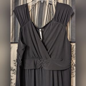 BLACK DRESS ANKLE LENGTH NEW YORK COLLECTION FOR WOMEN